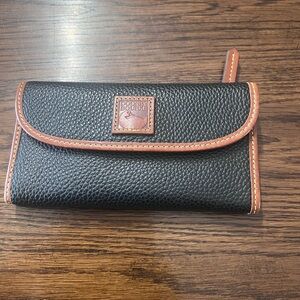 Dooney & Bourke Black and Brown Leather Accessory